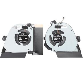 New CPU+GPU Cooling Fan for ASUS ROG Zephyrus GU502D GU502DU GU505 GU505D GU505DU GX505 GX505D GX505DW GX505DV GA502D GA502DU GU502I GA502IU GA502IV GA505 GA502DU-BR7N6 Laptop