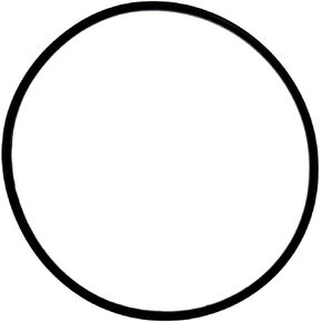 Hawkins Stainless Steel 8 and 10 Litre Gasket, 8/10L, Black