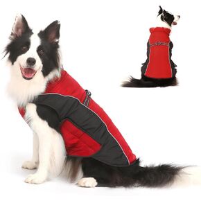 Dog Sweater - Warm Winter Coat for Small to Large Dogs - Waterproof, Padded Vest, Pet Jacket Outfit - Cold Weather Apparel
