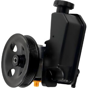 1PC New Power Steering Pump with Pulley Reservoir Compatible with 2005 2006 2007 Dakota 3.7L V6 4.7L V8 Powersteering Pump Replace OE 21-5429 52855186AD 52855186AG