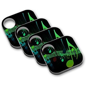 MightySkins Protective Vinyl Skin Decal (4 Pack) Compatible with Tile Key Finder Phone Finder wrap Cover Sticker Skins Notes