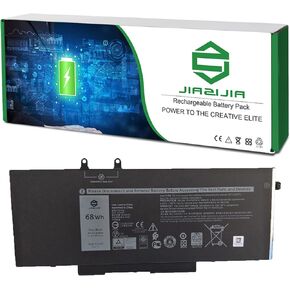 4GVMP Laptop Battery Replacement for Dell Latitude 5400 5500 Precision 3540 Inspiron 7791 2-in-1 Series Notebook 9JRYT 09JRYT Black 7.6V 68Wh 8500mAh