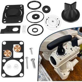 29045-3000 Replacement for Jabsco Marine Manual Toilet Service Kit, Fit for 29090-3000 Compact & 29120-3000 Household Series Toilet (2008 and Up), 29045-3000 Twist N Lock Toilet Service Kits