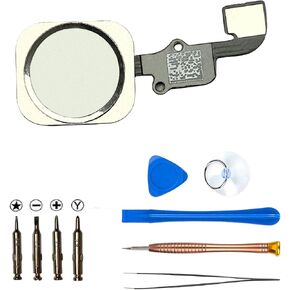 Replacement Home Button Compatible with iPhone 6/6 Plus (A1549 A1586 A1589 A1522 A1524 A1593 A1522 A1524) with Tool Kits