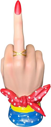 LED Finger Decoration - Superhero Themed - Funny Birthday Gift, Fun Gift, Funny Gifts, Funny Figurines - Fun Office Decor & Paperweight, Middle Hand Gesture Finger Decoration in Saudi Arabia