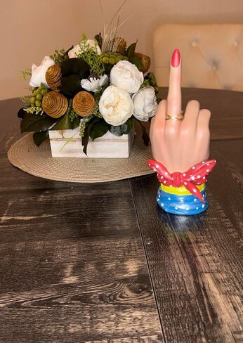 LED Finger Decoration - Superhero Themed - Funny Birthday Gift, Fun Gift, Funny Gifts, Funny Figurines - Fun Office Decor & Paperweight, Middle Hand Gesture Finger Decoration in Saudi Arabia