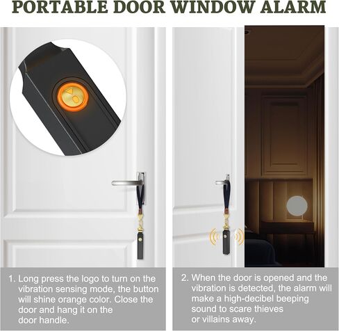 Personal Safety Alarm for Women, Rechargeable Door Alarm and Window Alarm, 125dB Self Defense Alarm with Strobe Light, Safe Sound Personal Alarm with Matching Wrist Key Chain (Energetic Green) in Saudi Arabia