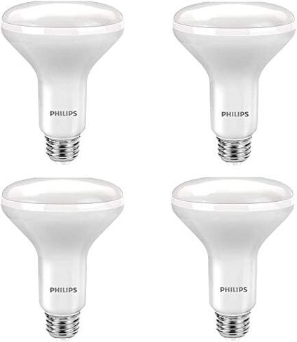 Philips LED Dimmable BR30 Light Bulb: 650-Lumen, 2700-Kelvin, 11-Watt (65-Watt Equivalent) E26 Base, Frosted, Soft White, 3-Pack (474197) in Saudi Arabia