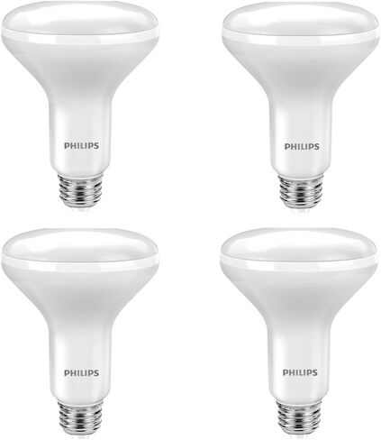Philips LED Dimmable BR30 Light Bulb: 650-Lumen, 2700-Kelvin, 11-Watt (65-Watt Equivalent) E26 Base, Frosted, Soft White, 3-Pack (474197) in Saudi Arabia
