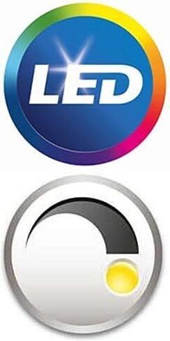 Philips LED Dimmable BR30 Light Bulb: 650-Lumen, 2700-Kelvin, 11-Watt (65-Watt Equivalent) E26 Base, Frosted, Soft White, 3-Pack (474197) in Saudi Arabia