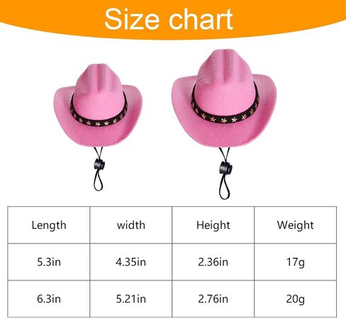 Pet Cowboy Costume Halloween Costumes for Small Pet Dogs Cat Cowboy Hat with Bandana Scarf Set Party Accessories (Pink, Small) in Kuwait