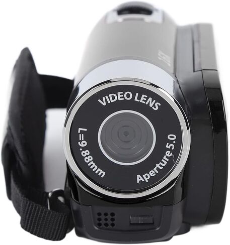 Video Camera Camcorder Digital Camera Recorder Full HD 4K 30FPS 48MP 2.7Inch 16X Digital Zoom Vlogging Camera Recorder, with USB Cable (Black) in Kuwait