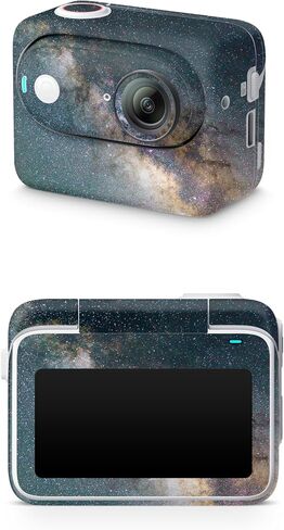 Skin Compatible with Insta360 GO 3 (2023) - Galactic Landscape - Premium 3M Vinyl Protective Wrap Decal Cover - Easy to Apply | Crafted in The USA by MightySkins in Saudi Arabia