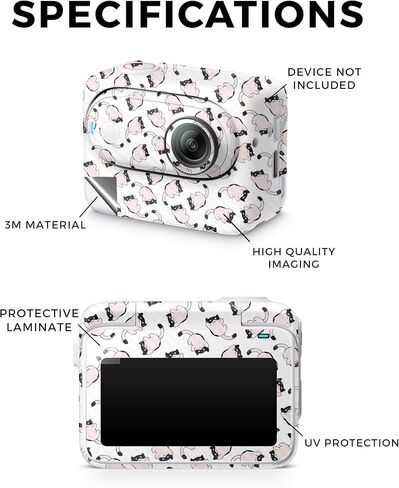 Skin Compatible with Insta360 GO 3 (2023) - Galactic Landscape - Premium 3M Vinyl Protective Wrap Decal Cover - Easy to Apply | Crafted in The USA by MightySkins in Saudi Arabia