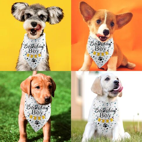 It's My Birthday Mother Puppers White Dog Bandana Birthday Boy Dog Bandana Dog Birthday Gifts for Dogs Photo Prop Party Supplies Puppy Dog Pet Bandanas Pet Scarf Accessories for Dog Mom in Saudi Arabia