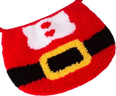 ADOGGYGO عيد الميلاد القط باندانا قبعة مجموعة، الأحمر سانتا الحيوانات الأليفة باندانا القط عيد الميلاد زي اكسسوارات الديكور للقطط هريرة (الأحمر) in Kuwait