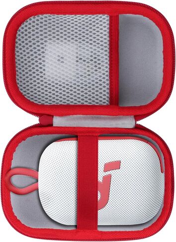 Storage Case Compatible with Anker Soundcore Select 4 Go Bluetooth Speaker (Off White + Red Case) in Kuwait