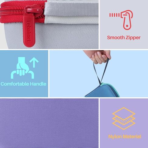 Storage Case Compatible with Anker Soundcore Select 4 Go Bluetooth Speaker (Off White + Red Case) in Kuwait