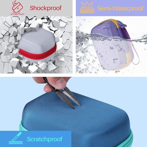 Storage Case Compatible with Anker Soundcore Select 4 Go Bluetooth Speaker (Off White + Red Case) in Kuwait