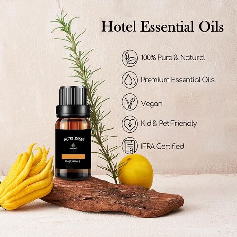 Hotel Scents Serenity Meadows 10ML Essential Oil Inspired by Westin Hotel, Hotel Collection Diffuser Oil with Orange and Lily of The Valley, Luxury Home Aromatherapy Fragrances Oil in Saudi Arabia