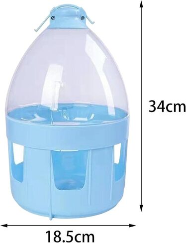 Pigeon Automatic Water Feeder, Pigeon Feeder Waterer, Accessories Automatic Bird Feeder Automatic Pigeon Waterer, for Quail Parakeet Outdoor, 4L in Kuwait
