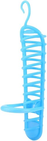 Millet Holder,Parrots Feeder Basket, Food Fruit Feeding Perch Stand millet spray for Plastic Holder Pet Bird Supplies(Blue) (Blue) in Saudi Arabia