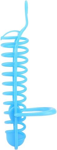 Millet Holder,Parrots Feeder Basket, Food Fruit Feeding Perch Stand millet spray for Plastic Holder Pet Bird Supplies(Blue) (Blue) in Saudi Arabia
