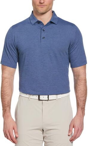 Callaway Men's Ventilated Classic Jacquard Short Sleeve Golf Polo Shirt, Moisture-Wicking, Lightweight Stretch Fabric in Saudi Arabia