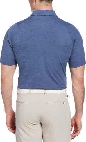 Callaway Men's Ventilated Classic Jacquard Short Sleeve Golf Polo Shirt, Moisture-Wicking, Lightweight Stretch Fabric in Saudi Arabia