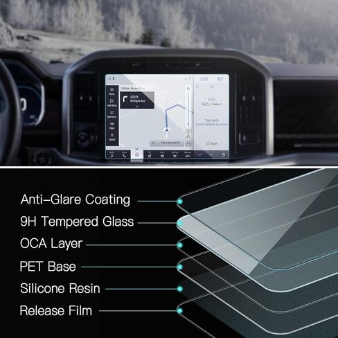12 Inch Navigator Screen Protector for Ford F-150 2020-2024, New HD Clear Navigation F-150 Screen Protector Accessories, Anti-Scratch Tempered Glass Film in Saudi Arabia