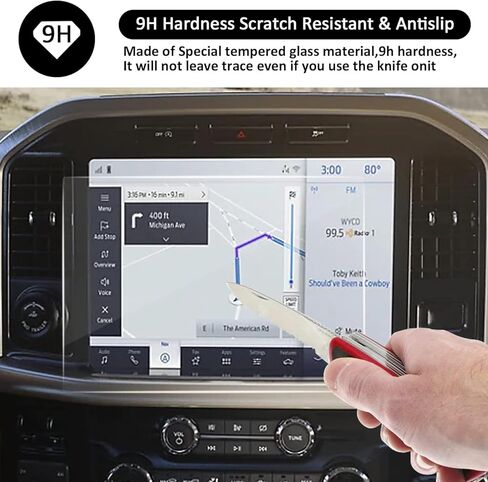 12 Inch Navigator Screen Protector for Ford F-150 2020-2024, New HD Clear Navigation F-150 Screen Protector Accessories, Anti-Scratch Tempered Glass Film in Saudi Arabia