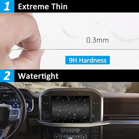 12 Inch Navigator Screen Protector for Ford F-150 2020-2024, New HD Clear Navigation F-150 Screen Protector Accessories, Anti-Scratch Tempered Glass Film in Saudi Arabia