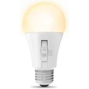 Feit Electric LED Three-Color Selectable, Built-in Motion Sensor Intellibulb - A19 with an E26 Medium Base Light Bulb - 60W Equivalent - 15 Year Life - 800 Lumen - 2700K, 4000K and 5000K
