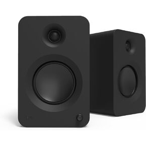 Kanto REN 200W Powered Speaker System with HDMI ARC Input for TV & Home Theater | USB-C and Bluetooth 5.3 | High/Low Pass Filter | Pair | Matte Black