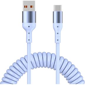 [معتمد من Apple MFi] كابل شحن سريع للسيارة iPhone 16 15، قابل للسحب بطول 5 أقدام 60 وات USB A إلى USB C سلك شحن وشاشة مزامنة البيانات متوافق مع iPhone 16 Pro/Pro Max/Plus/15 iPad Air to Car in Kuwait