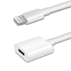 Lightning Extension Cable for iPhone iPad, 6FT [MFi Certified] iPhone Charger Extension Cable Male to Female Connector, Lightning Cable Extender Support Charge+Audio+Video+Data Transfer