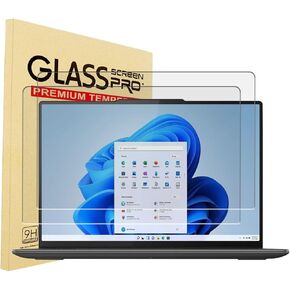 YINOVEEN 2 Pack 16" Tempered Glass Screen Protector For 2024 Lenovo Yoga Pro 9i Gen 9 16 Inch, 2023 Lenovo Slim Pro 9i Gen 8 16 Inch Laptop, Tempered Glass Screen Film Guard,9H Hardness