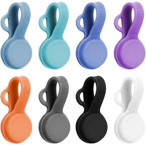 Magnetic Cable Ties, 8PCS Silicone Magnetic Cable Ties & Clips Cord Organizer Reusable Cord Twist Ties, USB Magnet Strap Ties for Wire Organizing Bookmark Whiteboard Fridge Magnets Storage