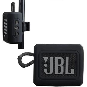 Hermitshell Silicone Carrying Case Replacement for JBL Go 3 / JBL Go 4 Portable Bluetooth Speaker (Lavender, Silicone Case)