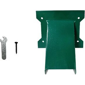 A-Frame End Swing Set Brackets - 2 Pcs Heavy Duty Carbon Steel Swing Set Hardware with Mounting Kit, DIY Swing Set Bracket for 4x4 Legs & 4x6 Beam, Green