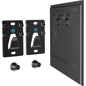 No Stud TV Wall Mount for Most 26-100 inch TVs Up to 200lbs, Drywall No Drill TV Mount, 1.18'' Low Profile Studless Wall Mount TV Bracket, Easy Install