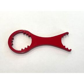 Steel Die Wrench for Lee Precision Reloading Dies Using Spline Nuts Breech Lock, Red