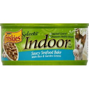 Nestle Purina Petcare 50213 Friskies Select Indoor Seafood w/Rice 24/5.5 oz Pack