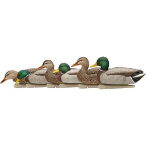 Avian X Topflight Floating Fusion Mallards with Rugged Design and True to Life Postures for Hunting Purposes, Outdoor Sports, and Recreation, 6 Pack