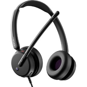 EPOS Impact 460T - Binaural On-Ear Headset with Dual Microphone, Noise Cancellation, USB-C/USB-A Connectivity, Microsoft Teams, Home Office, Plug-and-Play, Zoom, UC