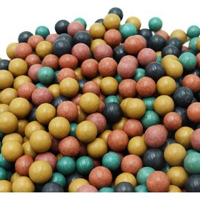 OBTOUTDOOR Premium 2.2lbs/4.41lbs Slingshot Ammo Balls Clay Ammo,Biodegradable Balls Ammo Slingshot for Hunting Multicolor