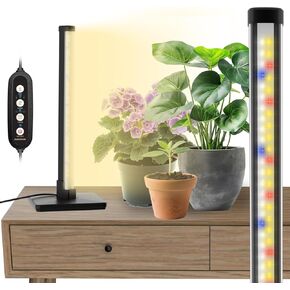 Standing Grow Light with Auto-Timer, 36W Vertical Grow Lights for Indoor Plants,3 Light Modes,268 LEDs Detachable Full Spectrum Plant Lights for Wide Area Coverage in Indoor Plants (60 in)
