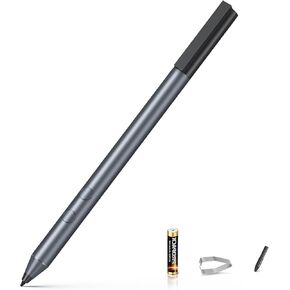 Stylus Pen for HP Envy X360 Pavilion X360 Specter X360 Spectre X2 Envy X2 Rechargeable MPP 1.51 Tilt Active Pen with 1024 Pressure Sensitivity, Palm Rejection, Magnetic Attachment Function (Black)