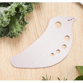 Herb Stripper Tool, Stainless Steel Kale Stripper Tool, Metal Herb Pealer for Kale, Chard, Collard Greens, Parsley, Thyme, Basil, Rosemary