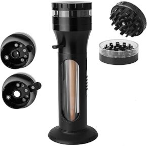 2 in 1 Herb Grinder and Cone Filler, Portable Herb Grinder and Roll Filling Machine, Herb Grinder Cone Loader Grinder Roller
